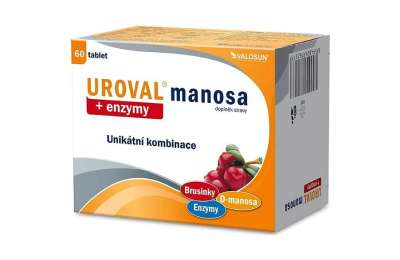 UROVAL Manosa + Enzymy, 30 tablets